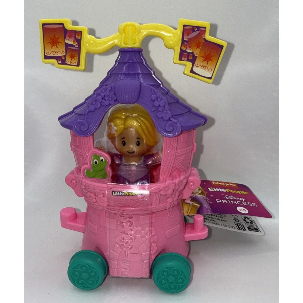 Fisher Price Little People RAPUNZEL Disney Princess Parade Float & Figure - NEW!